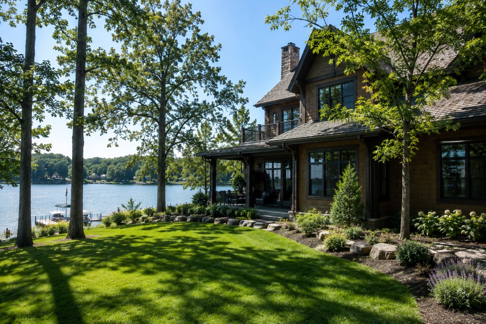 Minnesota lake rental consultation and walkthrough