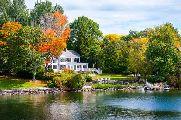 Minnesota home with landscaping