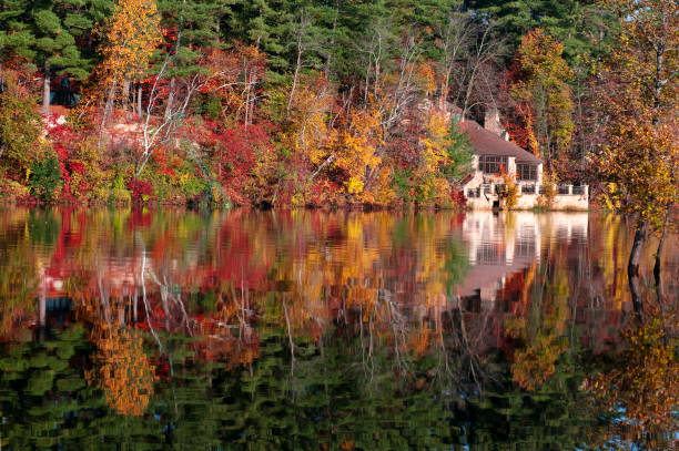 Minnesota lake home exterior