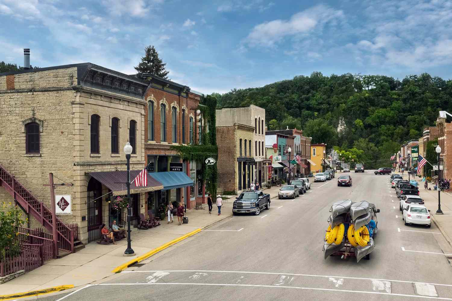 Downtown Lanesboro, Minnesota — home community of the CommonRealtor team