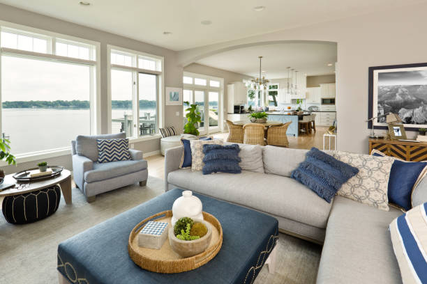 Minnesota lake house living room available for rent