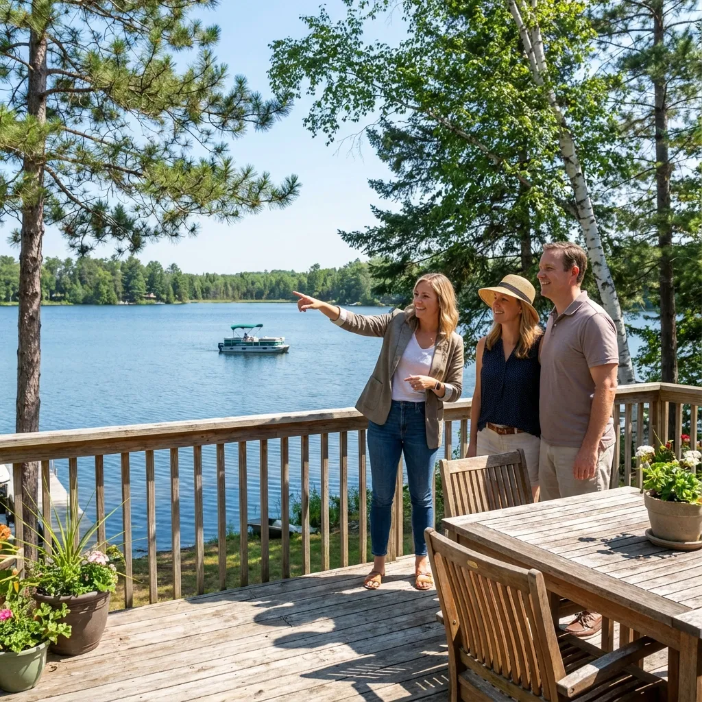 Agent showing lake view